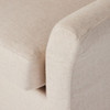 Delray Oatmeal Upholstered Slipcover Chair & A Half 39"