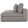 Bloor Chess Pewter Left Facing Bumper Chaise Piece Sectional