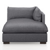 Westwood Bennett Charcoal Laf Sectional Sofa 71"