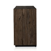 Abaso Rustic Ebony Oak 4-Door Sideboard 94"