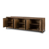 Glenview Weathered Oak 6 Door Large Sideboard 94"