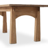 Clanton Solid Wood Modern Dining Table 96"