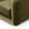 Malakai Olive Green Upholstered Swivel Chair