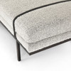Harris Grey Upholstered Accent Bench 60"