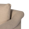 Mollie Antwerp Taupe Upholstered Chaise Lounge