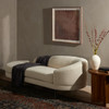 Carmela Left Arm Taupe Upholstered Chaise Lounge