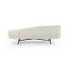 Carmela Left Arm Taupe Upholstered Chaise Lounge
