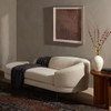 Carmela Right Arm Taupe Upholstered Chaise Lounge