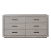 Universal Furniture Modern Siltstone Gray 6 Drawer Dresser
