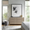 Modern Soren Pumice 6 Drawer Dresser