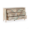 Marseilles Reclaimed Wood 6-Drawer Dresser Coastal Mist