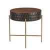 Anna Modern Solid Wood Side Table 24"