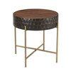 Anna Modern Solid Wood Side Table 24"
