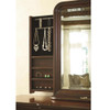 Universal Reprise Cherry Finish Storage Mirror