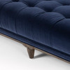 Dylan Mid-Century Modern Sapphire Navy Velvet Tufted Sofa
