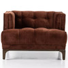 Dylan Mid-Century Modern Surrey Auburn Velvet Tufted Club Chair