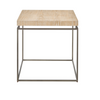 Universal Modern Farmhouse Natural Oak End Table