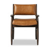 Papile Butterscotch Leather Dining Armchair