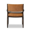 Papile Butterscotch Leather Dining Armchair