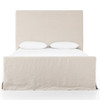 Daphne Natural Belgian Linen Slipcovered King Bed