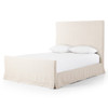 Daphne Natural Belgian Linen Slipcovered Queen Bed