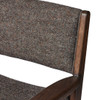 Papile Grey Belgian Linen Upholstered Dining Armchair