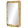 Vintage Louis Antiqued Gold Leaf Mirror 48"