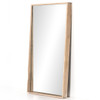 Vora Wooden Box Frame Floor Mirror 78"