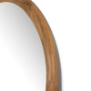 Gulliver Smoked Wood Frame Arched Floor Mirror 77"