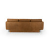 Katya Eucapel Cognac Leather Modern Sofa 97"