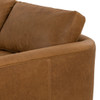 Katya Eucapel Cognac Leather Modern Sofa 97"