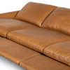 Tillery Butterscotch Leather Power Recliner 3-Piece Sofa