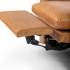 Tillery Butterscotch Leather Upholstered Power Recliner Chair