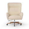 Cade Cream Upholstered Executive Office Desk Chair
