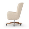 Cade Cream Upholstered Executive Office Desk Chair