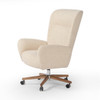 Cade Cream Upholstered Executive Office Desk Chair