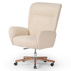 Cade Cream Upholstered Executive Office Desk Chair