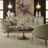 Aurelia Olive Green Velvet Accent Chair