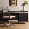Lulu Leather Back Upholstered Seat Office Desk Chair