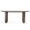 Norwood Solid Wood Oval Dining Table 78"