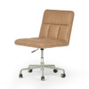 Sal Mid-century Modern Tan Leather Office Desk Chair