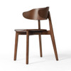 Franco Modern Brown Wood Dining Side Chair 