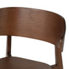 Franco Modern Brown Wood Dining Side Chair 