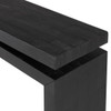 Angora Black Reclaimed Wood Console Sofa Table 