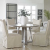 Gidran Grey Oak Round Dining Table 52" 