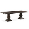 Nimes 98" Solid Wood Dining Table in Antique Brown