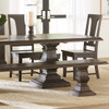 Nimes 98" Solid Wood Dining Table in Antique Brown