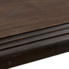 Nimes 120" Solid Wood Dining Table in Antique Brown