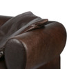 Hollis Conroe Cigar Leather Sofa