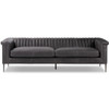 Watson  Palermo Black Leather Sofa